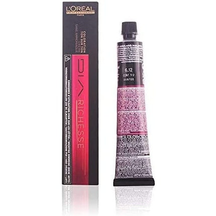Vopsea de Par, L'Oréal, DiaRichesse, Blond Cenușiu Irizat 6.12, 50 ml