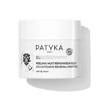 Cremă de noapte Patyka Night Peeling Radiance Renewing Bio Anti-taches Perfect