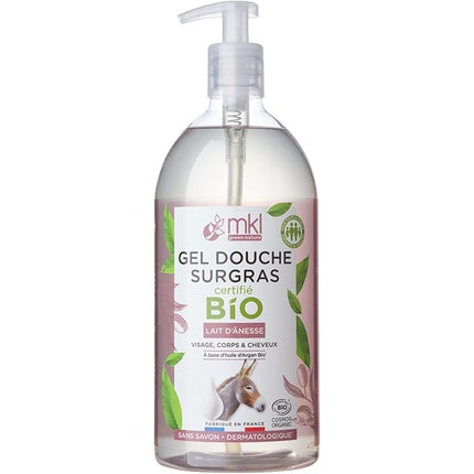 Gel de Duș MKL Green Nature cu Lapte de Măgar Organic, 1000ml