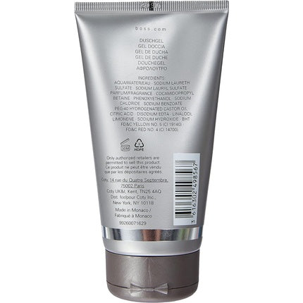 Gel de duș, Hugo Boss, Bottled, argintiu, 150 ml