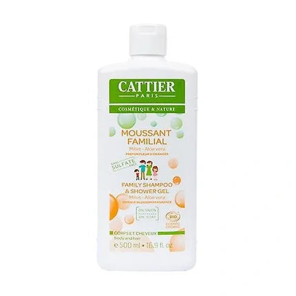 Gel de duș și șampon Cattier cu Aloe Vera, 500 ml