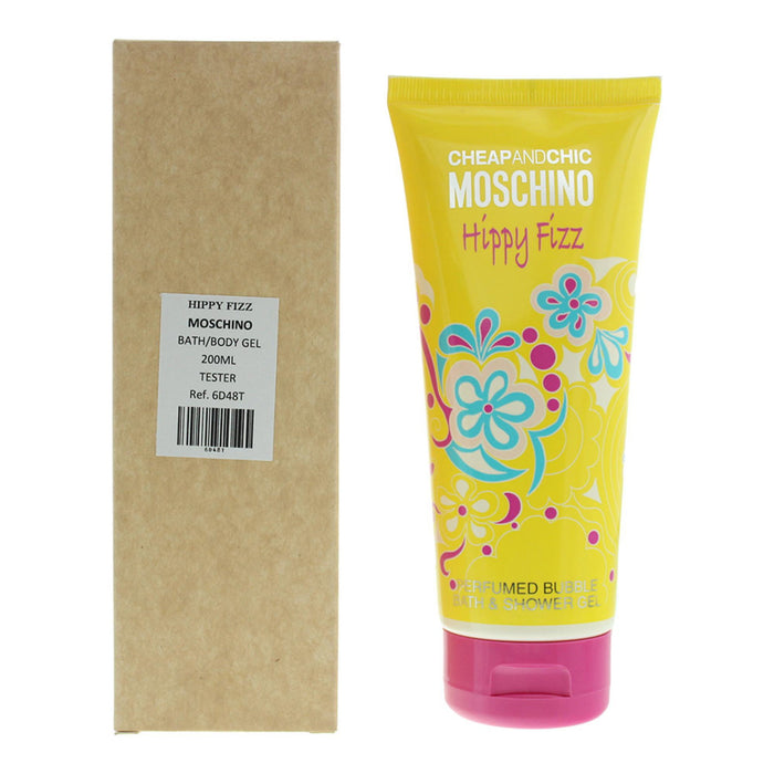 Gel de duș și șampon 2 în 1 Moschino Cheap and Chic Hippy Fizz, 200 ml, tester