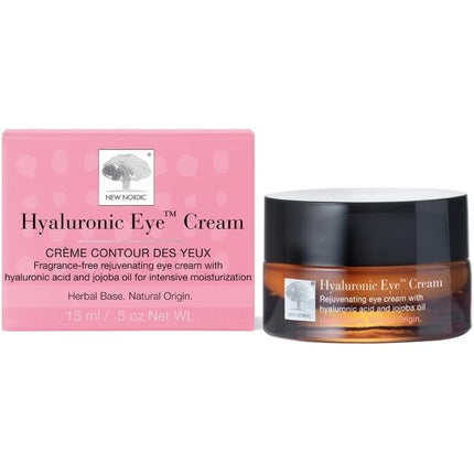 Crema de ochi cu acid hialuronic New Nordic - Hidratare și calmare