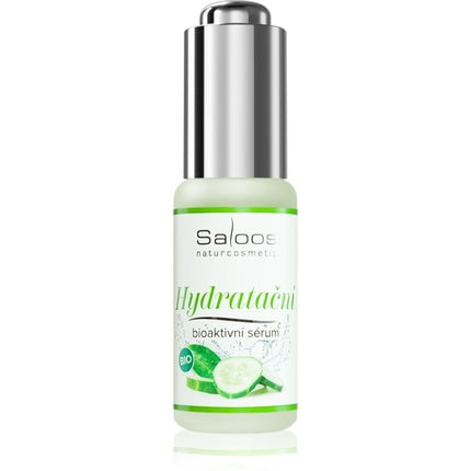 Serum de Hidratare Saloos Bioactive, Castravete & Aloe Vera, 20ml, Ambalaj cu Pompă