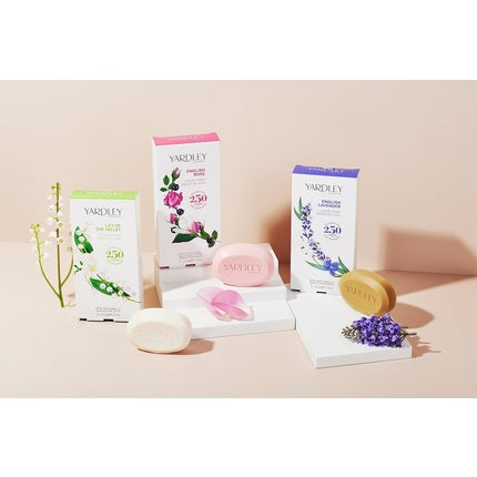 Săpun solid Yardley London Lily of the Valley 100g, set 3 bucăți