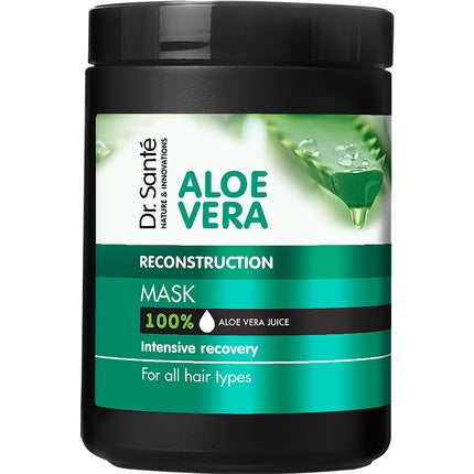 Mască de păr Dr. Santé Aloe Vera, Reconstrucție Intensivă, 1000 ml