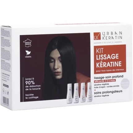 Kit lissaj keratină Urban Keratin, Na Or No, 4x100ml