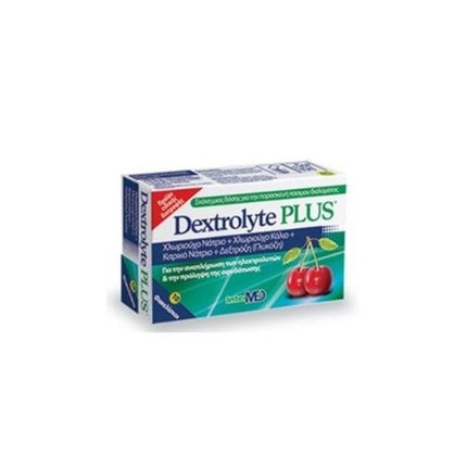 Dextrolyte Plus, Intermed, Plicuri cu Pulbere pentru Hidratare, Gust Cireșe, 12 bucăți