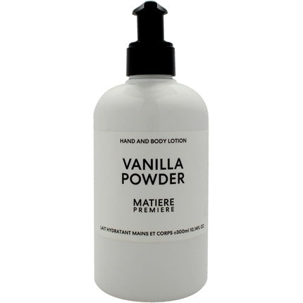 Lapte de corp și mâini, Matière Premiere, Vanilla Powder, alb, 300ml