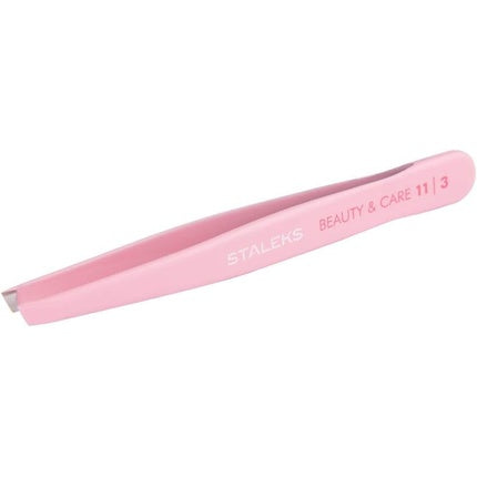 Pensetă sprâncene Staleks Pro TBC-11/3, vârf oblic