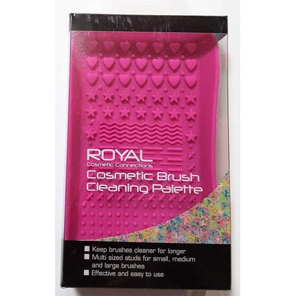 Paletă Curățare Pensule, Royal, silicon, roz