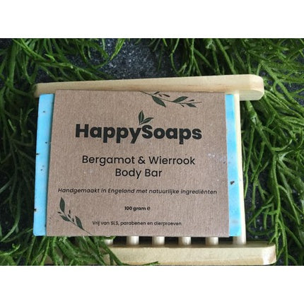 Săpun Solid, Happysoaps, Bergamot și Tămâie, Albastru