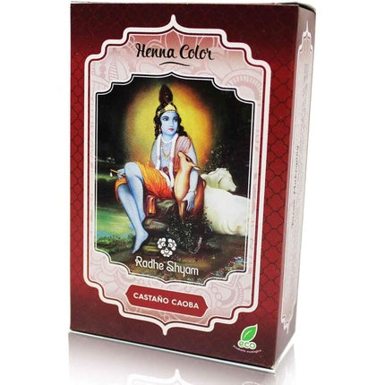Pudră Henna, Radhe Shyam, Castaniu Arămiu, 100g