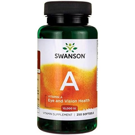 Supliment Vitamină A, Swanson Health Products, 250 Capsule