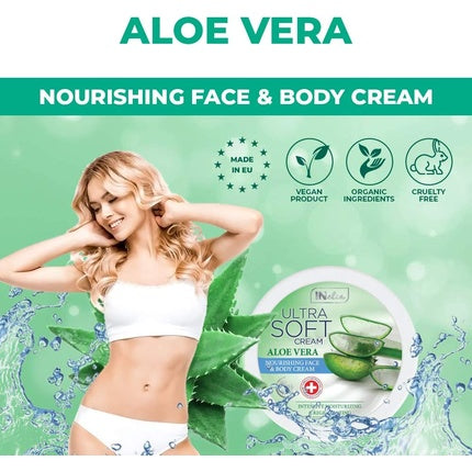 Crema de față și corp Inelia Ultra Soft Aloe Vera 290 g