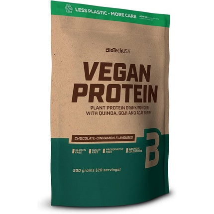 Shake proteic vegan, BioTechUSA, 500g, ciocolată scorțișoară