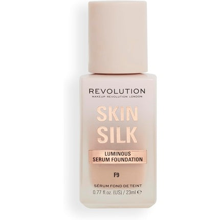 Fond de ten, Makeup Revolution, Skin Silk, cu acid hialuronic, 23ml