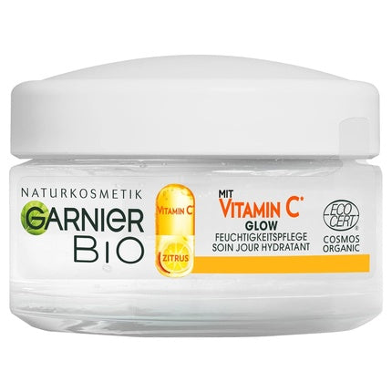 Cremă de zi cu Vitamina C, Garnier Bio Glow, 50ml