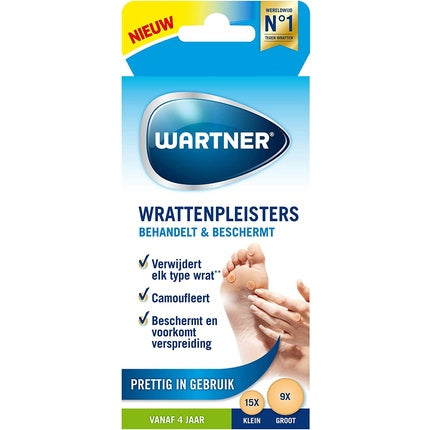Plasturi Veruci, Wartner, tratament picioare, alb