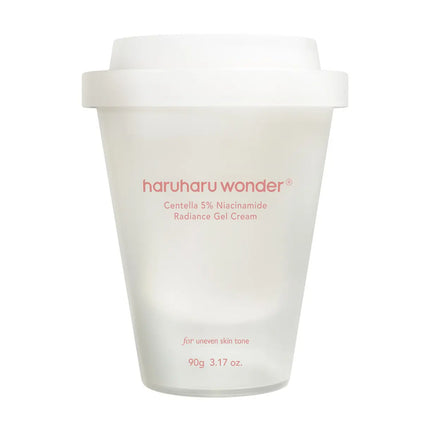 Cremă gel hidratantă și luminescentă Haruharu Wonder Centella 5% Niacinamide - 90g