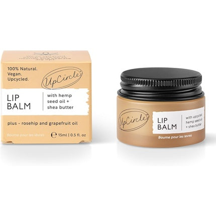 Balsam buze Upcircle, 15ml, cu ulei de cânepă și unt de shea