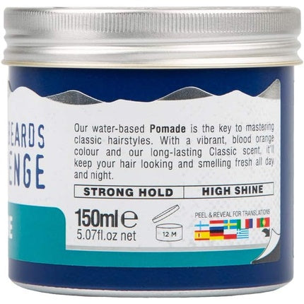 Pomadă, The Bluebeards Revenge, Strong Hold, 150ml, Albastru