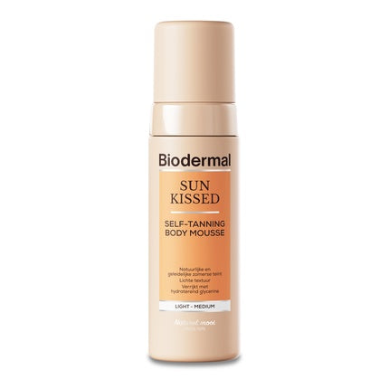 Mousse auto-întunecare pentru corp, Biodermal, Sun Kissed, 125 g, nuanță medium