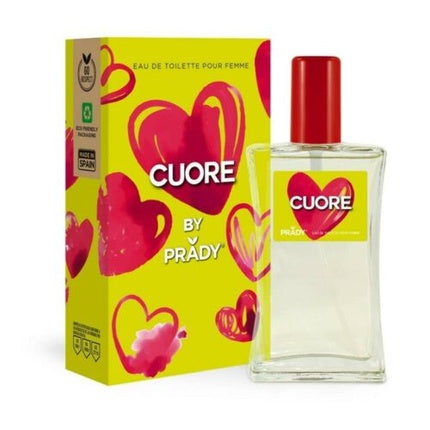 Perfumă Cuore Pour Femme, Prada, Eau De Toilette, 100 ml, design cu inimioare