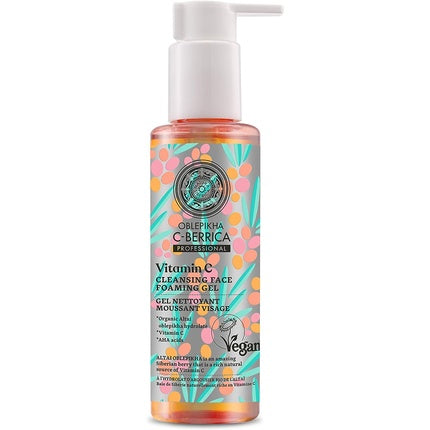 Gel de curățare față, Natura Siberica, C-BERRICA, 190g