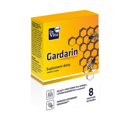 Pastile pentru gât Dr Vita Gardarin cu Vitamina C - 8 pastile