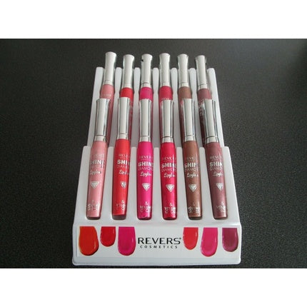 Set 7 lip glossuri Revers Cosmetics Shine Diamond, diverse culori