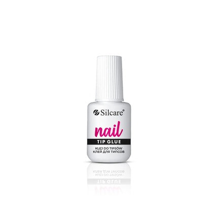 Silcare Nail Glue with Brush for Nail Tips, 7.5ml
