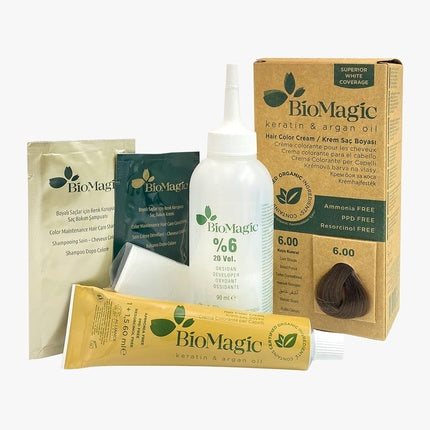 Vopsea păr, BioMagic, 6.00 Blond Închis, fără amoniac