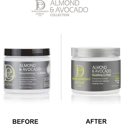 Design Essentials Natural Almond & Avocado Nourishing Cowash, 454g
