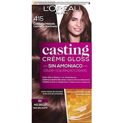 Vopsea de păr, L'Oréal, Casting Creme Gloss, Negru