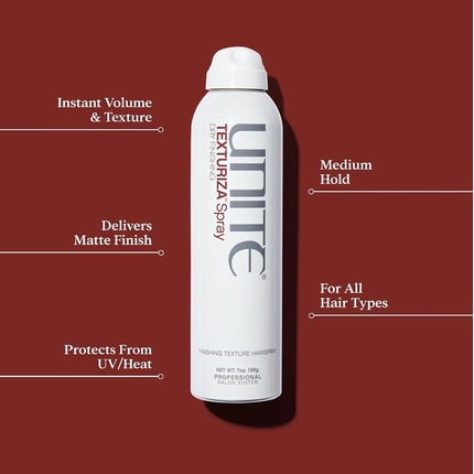 Spray de finalizare pentru păr Unite Hair Texturiza, 7 Oz