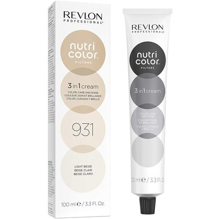 Filtru Toning Par, Revlon, Nutri Color 931 Light Beige, 100ml