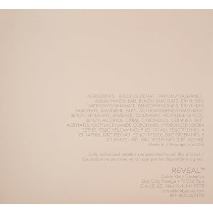 Parfum, Calvin Klein, Reveal, argintiu/auriu