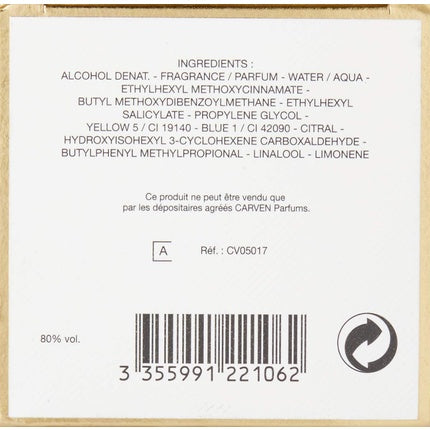 Carven L'Eau Eau De Toilette 100ml pentru femei