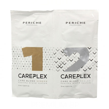 Periche Careplex Blond Treatment, 10ml + 15ml, set de 2, alb/auriu