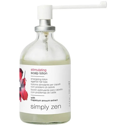 Loțiune Stimulantă pentru Scalp, Simply Zen, 100 ml, sticlă transparentă cu pompă