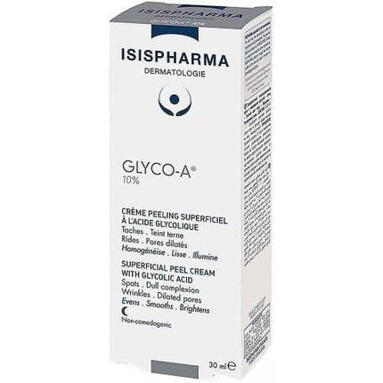 Crema de noapte peeling superficial, Isispharma Glyco-A, 12% Acid Glicolic, 30 ml