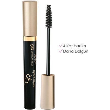 Mascara Golden Rose Perfect Lashes Ultra Volume x4, negru