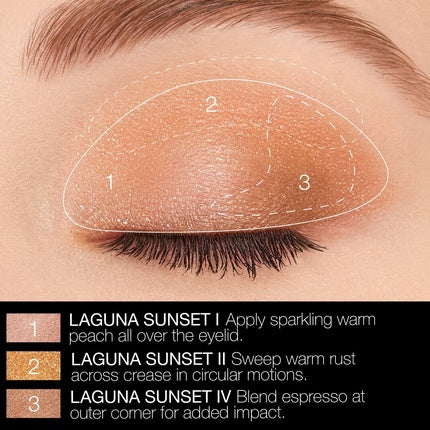 Fard de Pleoape Nars, Quad, Laguna, Nuante Calde