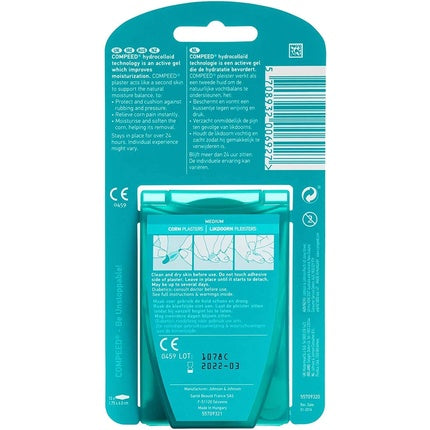 Bandaje pentru bătături Compeed, dimensiune medie, 10 bucăți