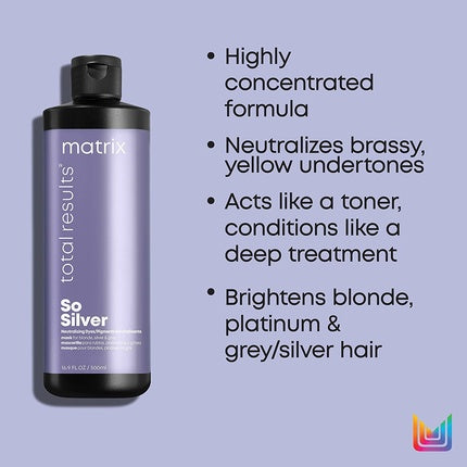 Masca de păr, Matrix, So Silver, 500ml