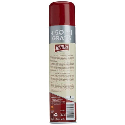 Spumă de ras, Varios, pentru piele sensibilă 250+50ml