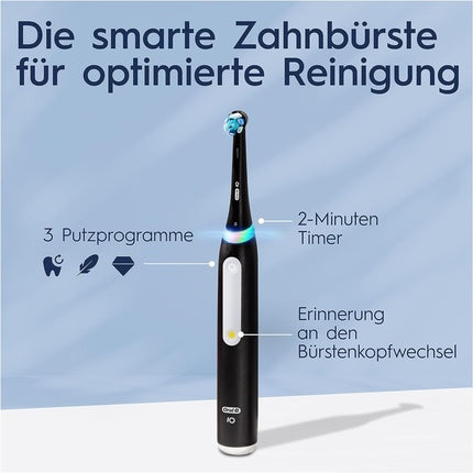 Periuta electrica Oral-B iO Series 3, negru/albastru, 3 moduri