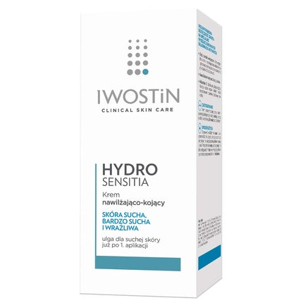 Cremă de față, Iwostin, Hydro Sensitia, alb-albastru, 150ml
