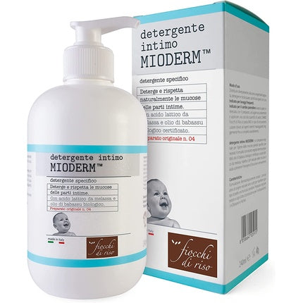 Detergent intim Mioderm - Fiocchi d'Riso, cu extract de migdale și nuci de cacao